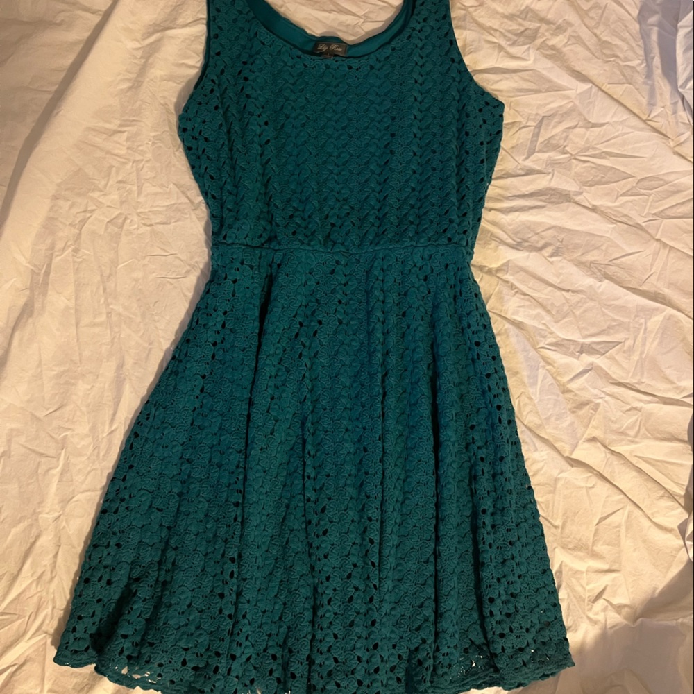 Teal dress